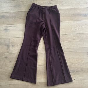 Urban Outfitters Brown Bellbottom Dress Pants